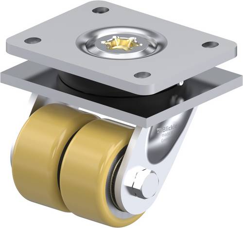 Blickle 587659 LOD-VSTH 75K Doppel-Lenkrolle Rad-Durchmesser: 75mm Tragfähigkeit (max.): 500kg 1St.