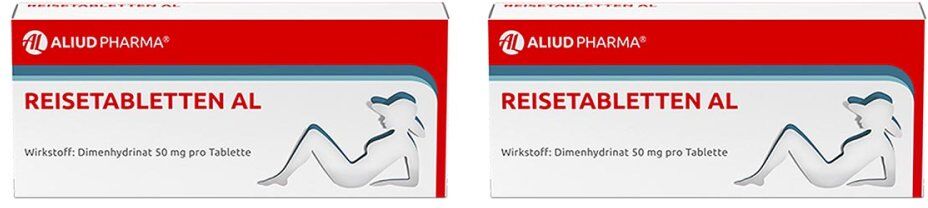 AL Aliud Pharma Reisetabletten AL bei Schwindel, Übelkeit und Erbrechen