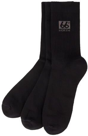 66°North 3-Pack Socks, Black