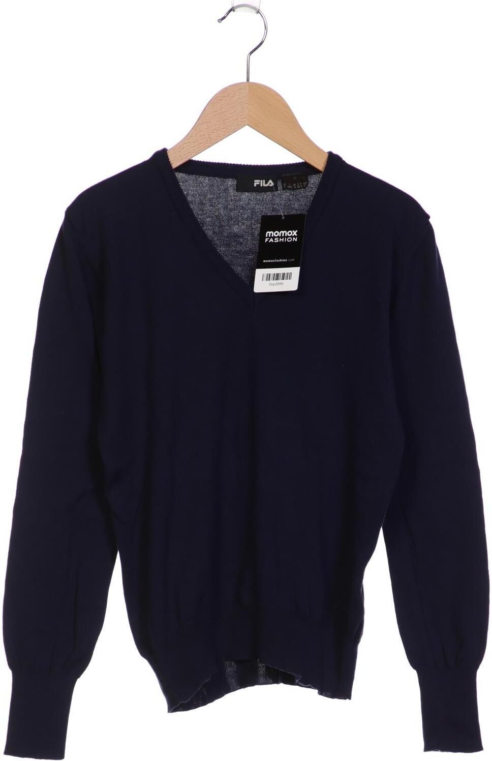 Fila Damen Pullover, Marineblau, Gr. EU 36, Baumwolle - Second Hand