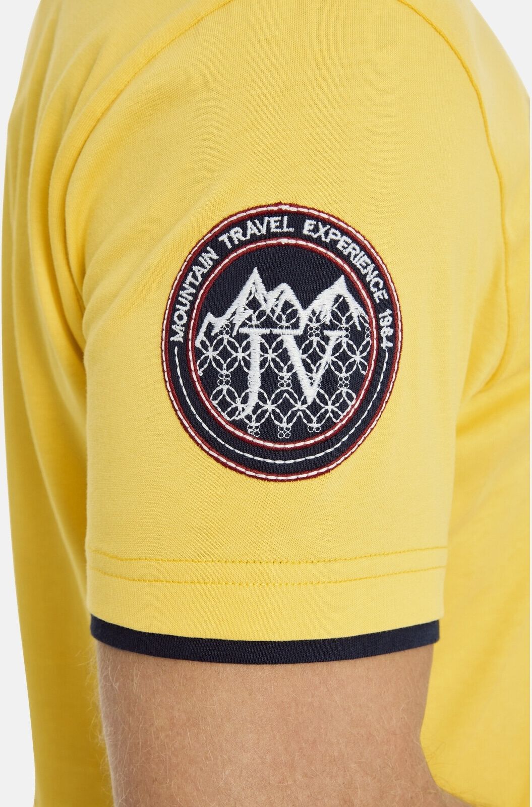 T-Shirt JAN VANDERSTORM "T-Shirt SÖLVE", Herren, Gr. XXL, gelb, Shirts T-Shirt