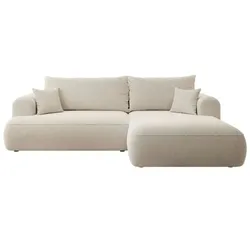 Selsey Ecksofa mit Schlaffunktion  ¦ beige ¦ Maße (cm): B: 260 H: 93