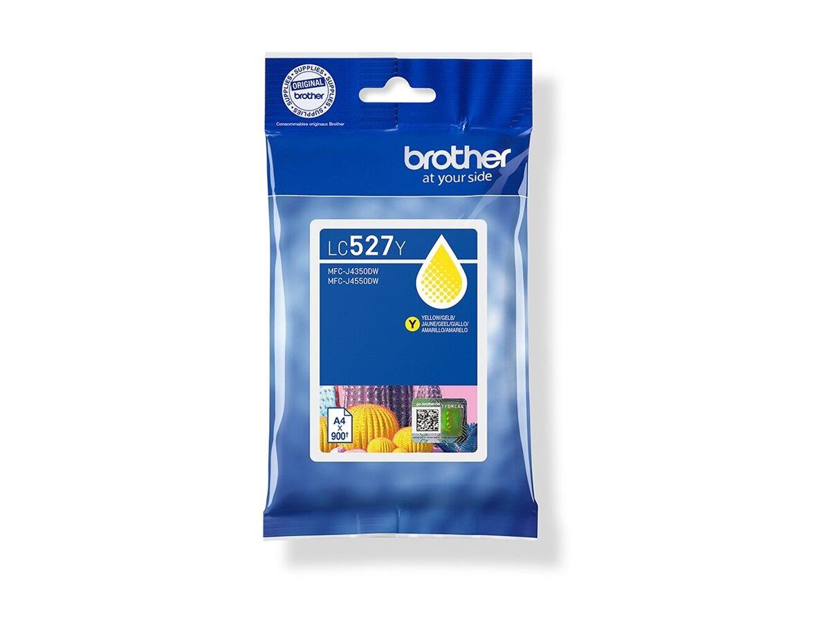 Brother Original LC527Y Druckerpatrone gelb 900 Seiten