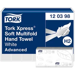 Tork Xpress | Advanced | weiche Multifold-Handtücher | 120398 | weiß, 21 x 25 cm | weiß
