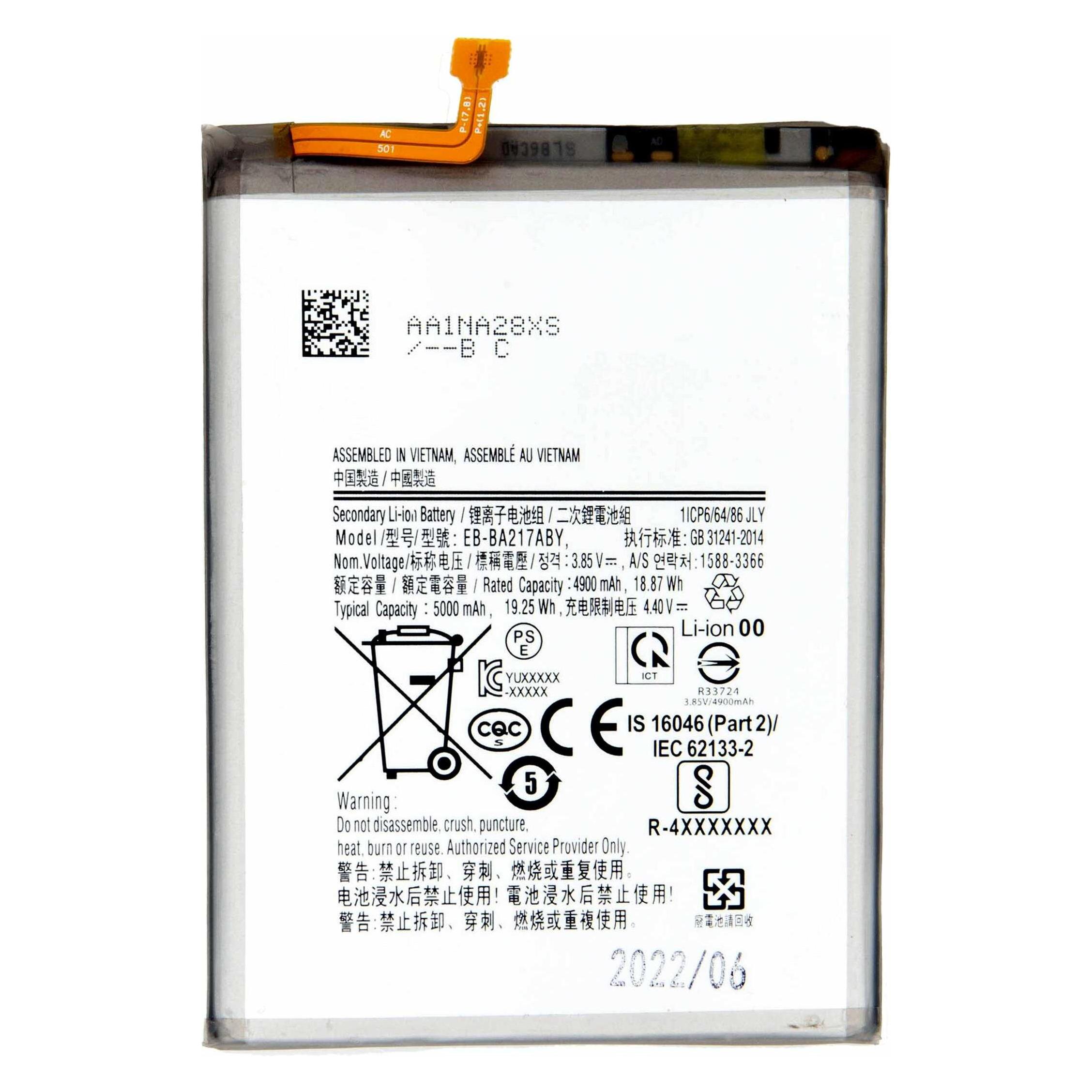 Samsung A21s baterie EB-BA217ABY Li-Ion (OEM) (8596311187599)