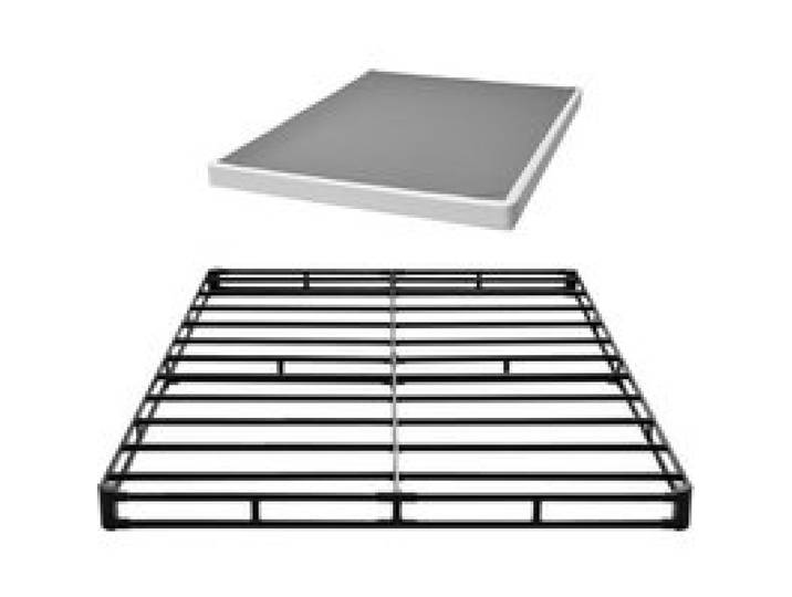 VEVOR Boxspringbettgestell (Queen-Size) mit Waschbarem Stoffbezug, Metallrahmen (2010 x 1510 x 102 mm) für Queensize-Betten, 102 mm Matratzenauflage, Max. Belastbarkeit 1587,57 kg, Matratzenfundament