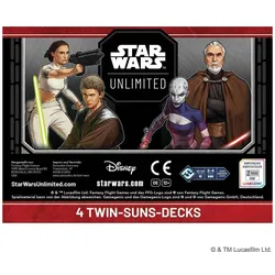 FFG Star Wars Unlimited - 2026 Twin Suns Deck (Display) (Englisch, Booster Display)
