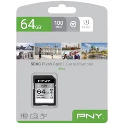 PNY Elite 64 GB SDXC UHS-I Klasse 10