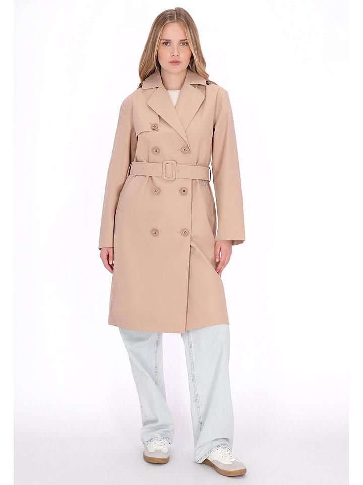 Schmuddelwedda Trenchcoat in Sand - XXL