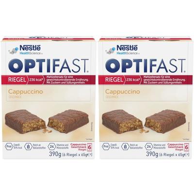 2x Optifast Riegel Cappuccino 2x6x65 g