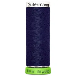 Gütermann Nähfaden Allesnäher rPET 100 m, Garn + Wolle, Blau