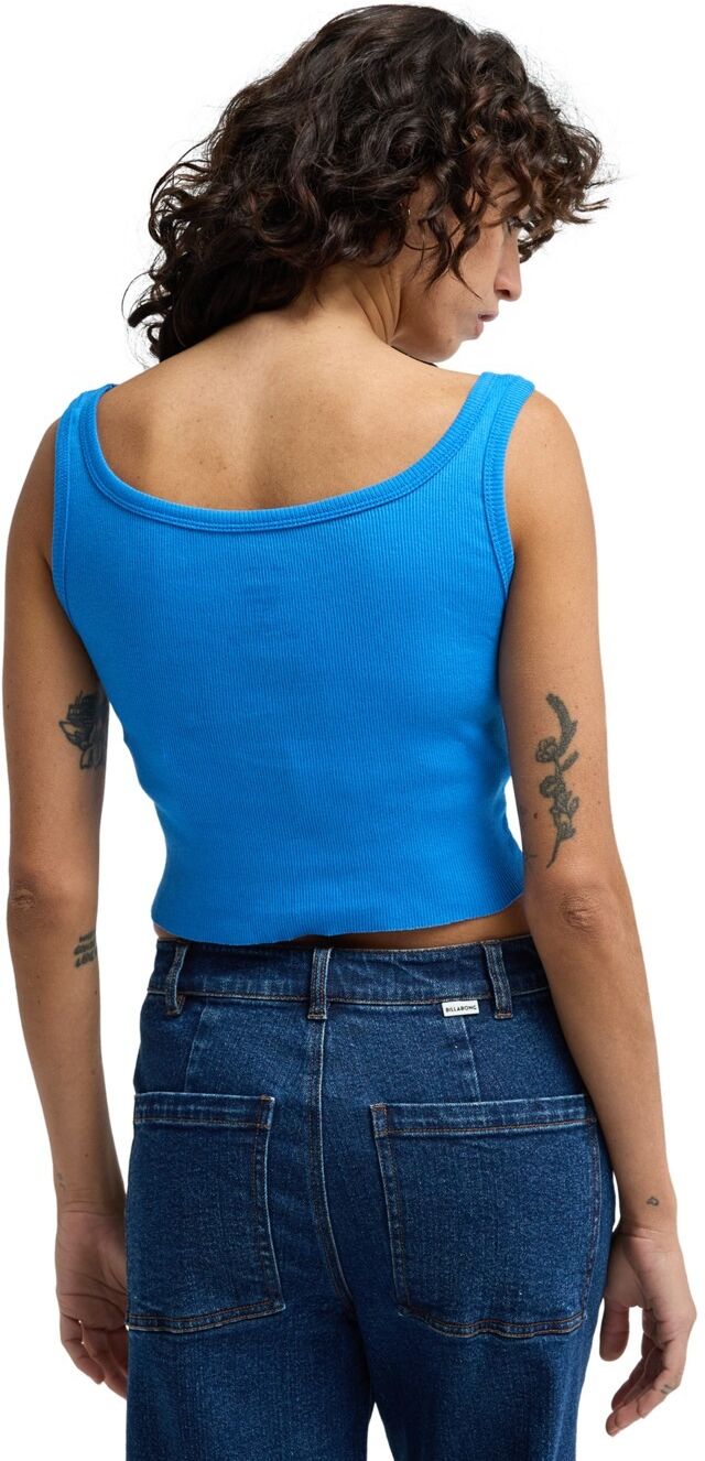 T-Shirt BILLABONG "Surfing Our Way", Damen, Gr. L, blau, Obermaterial: 100% Baumwolle., Shirts T-Shirt blau L