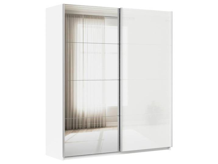 Schwebetürenschrank B: 181cm Feldkirch Weiß