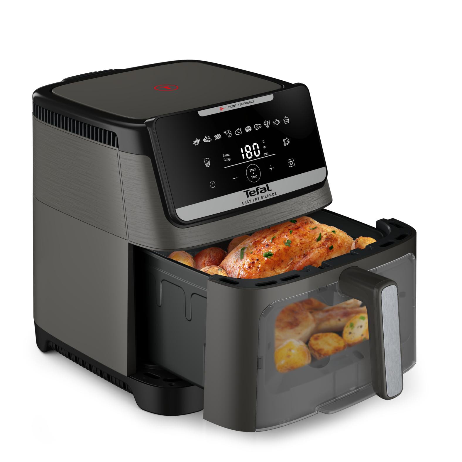 Tefal EY846H Easy Fry Silence Heißluftfritteuse