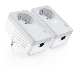 TP-LINK TL-PA4010PKIT AV500 Powerline Starterkit mit Frontsteckdose