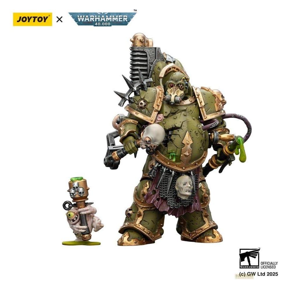 Joy Toy Warhammer 40,000 Actionfigur Death Guard Foul Blight spawn with Plague Sprayer 12 cm (JT02892)