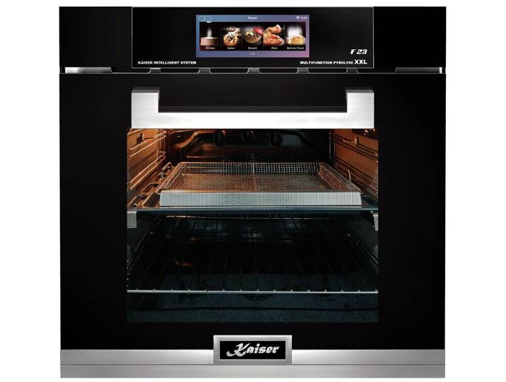 Kaiser Küchengeräte Pyrolyse Backofen LaPerle EH 6344, Elektro Backofen, TFT Display, Air fryer,Bratautomatik,79L
