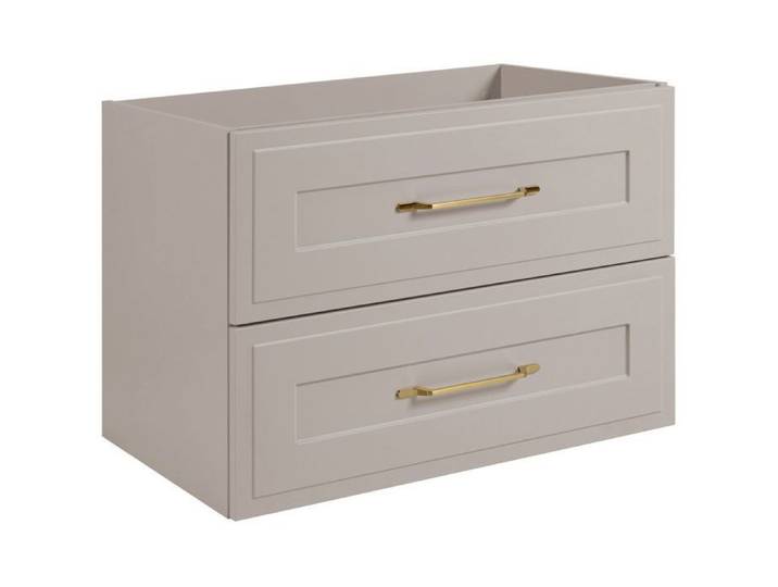 Meuble suspendu sous lavabo CLASSIC cachemire 80 cm