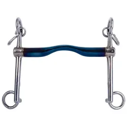 Kandarengebiss TR Weymouth Fixed Low Port Sweet Iron, lange Anzüge