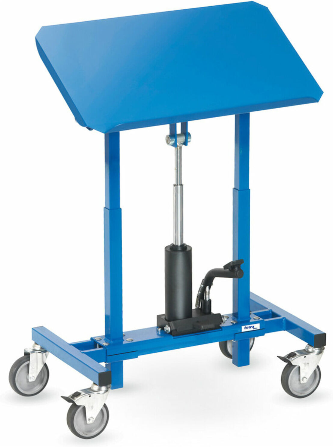 fetra Materialständer 3286, Tragkraft 250kg, neigbar, stufenlos höhenverstellbar mit Hydraulikpumpe)