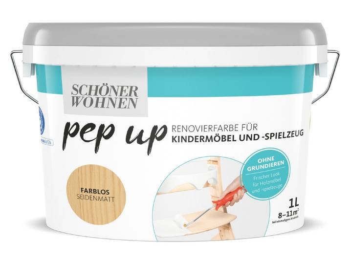 Schöner wohnen pep up renovierfarbe für Kindermöbe
