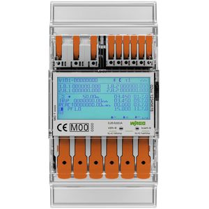 Wago Stromzähler 879-3000, digital, Bluetooth, MID, Drehstromzähler, 3-phasig, für Hutschiene