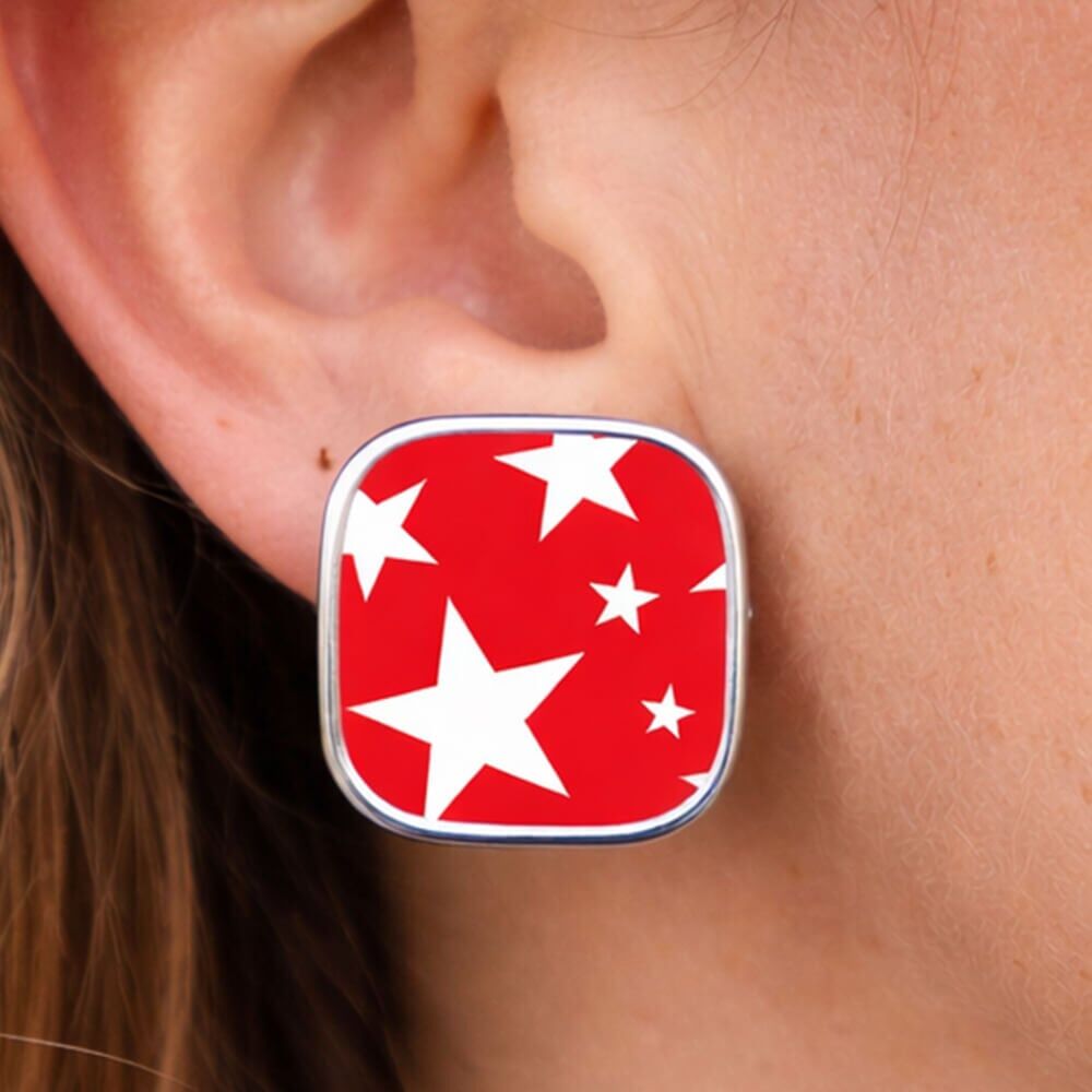 Ocadeau Boucles oreilles photo à clous