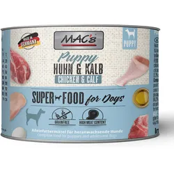 MAC ́s DOG Puppy Huhn & Kalb 6x200 g