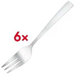 Amefa 6er-Set Kuchengabeln »Regent« silber