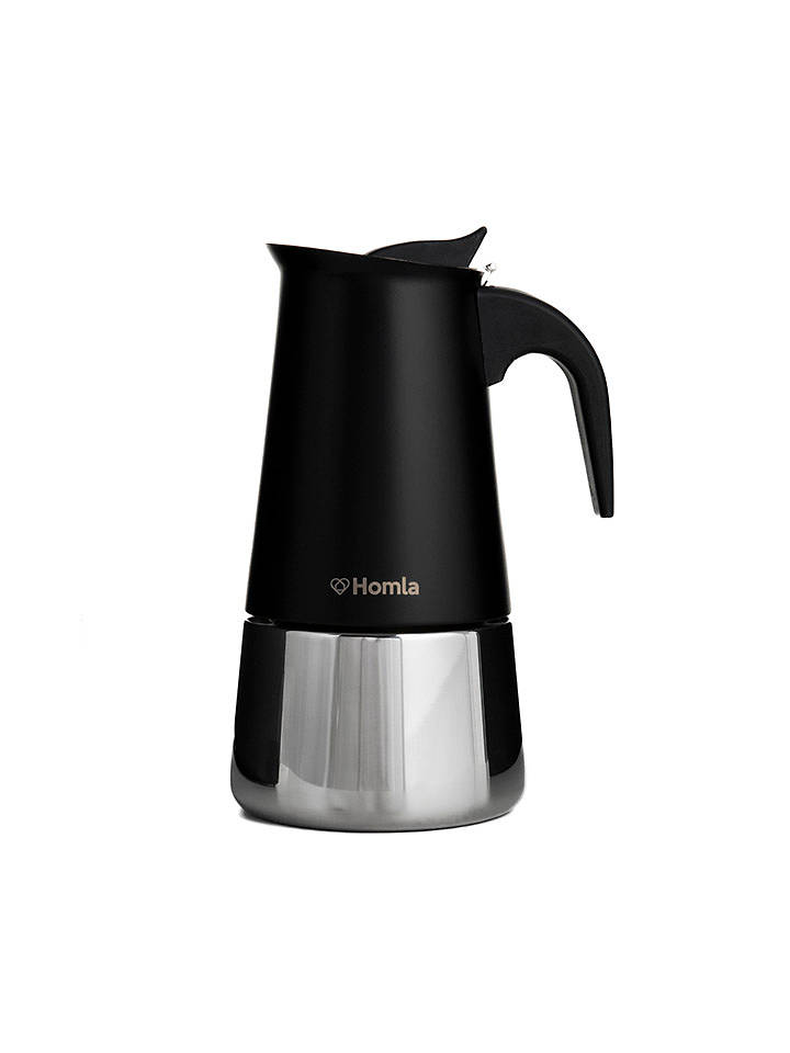 Homla Espressokocher ''Astar mokka'' in Schwarz/ Silber - 300 ml - onesize
