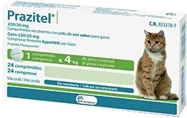 Ecuphar Italia Prazitel Gatto*24cpr 230+20mg