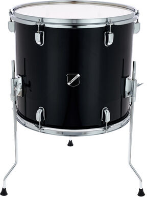 Millenium "Focus 16"x14" Floor Tom Black" Schwarz