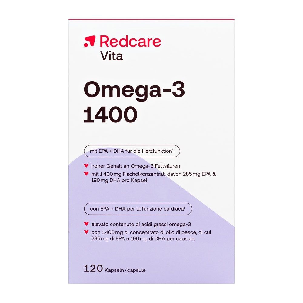 Redcare Omega-3 1400 Kapseln 120 St