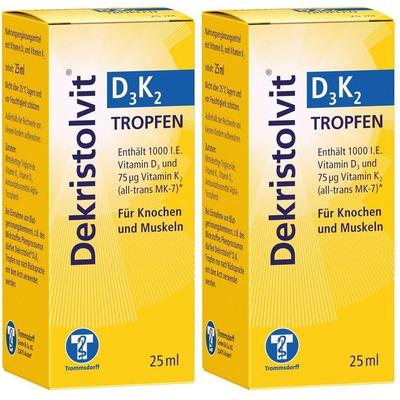 Dekristolvit D3K2 Tropfen 2x 2x25 ml