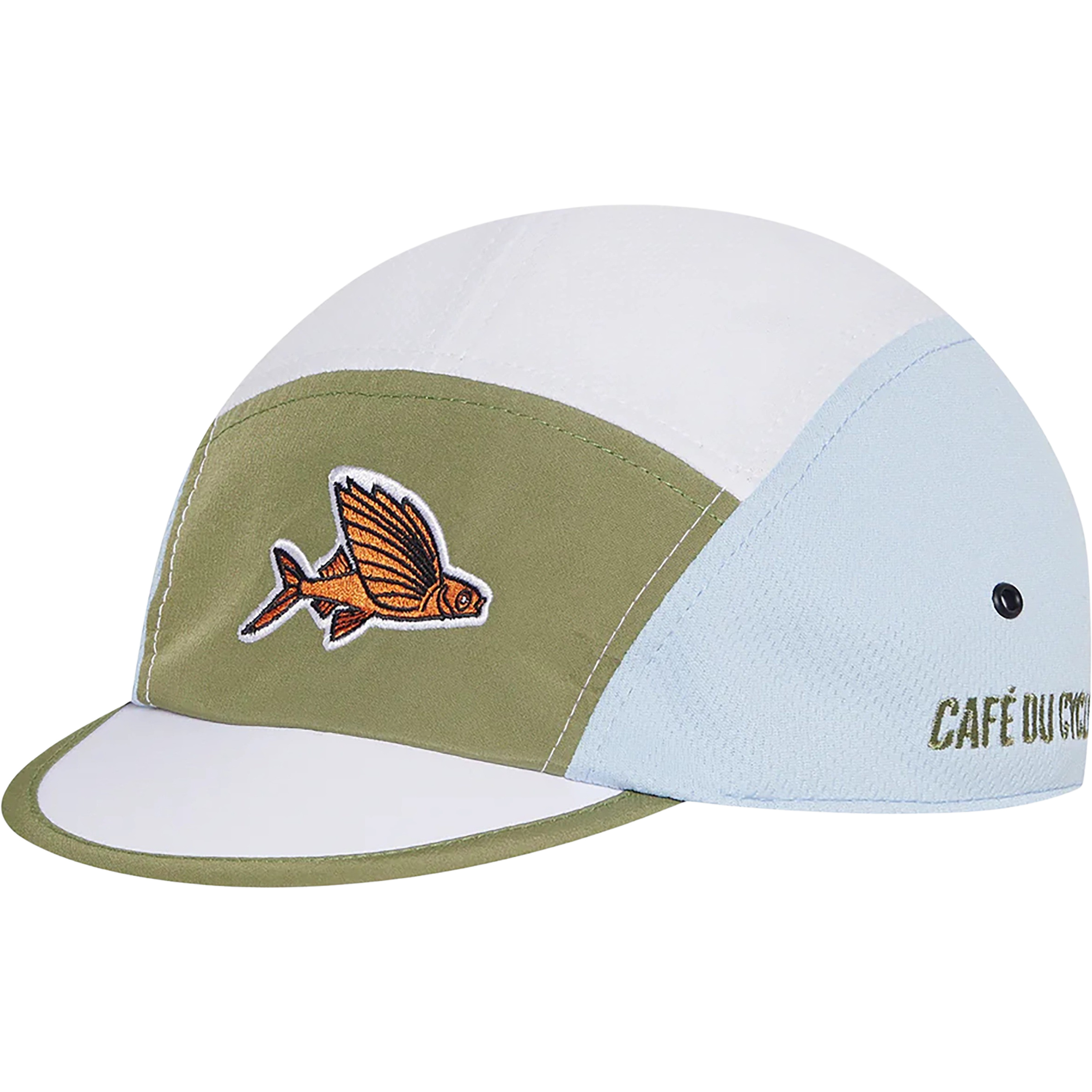 Café Du Cycliste Gravel Summer Cap Basecaps weiss Größe S Rennrad | Gravel Atmungsaktiv