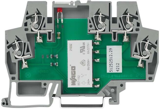 WAGO GmbH& Co. KG Relais à vis 24VDC, 1W, 250VAC, 5A 859-304 (0764322)
