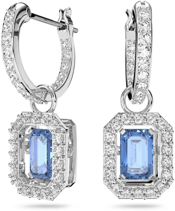 Swarovski Millenia korvakorut, sinisillä kristalleilla