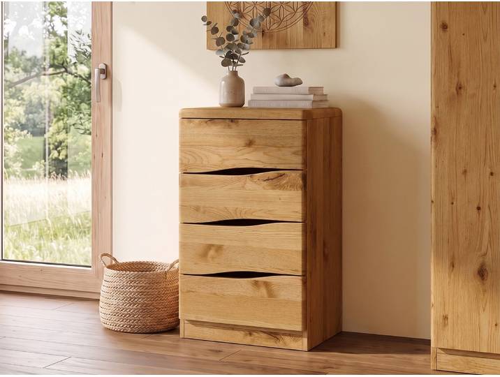 Kommode Wildeiche „Sophie“ 50 cm Massivholz Wildeiche