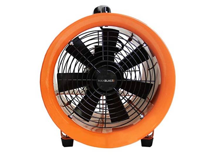 Extracteur de poussière Ventilateur de ventilation portable en PVC 300 mm 6 m