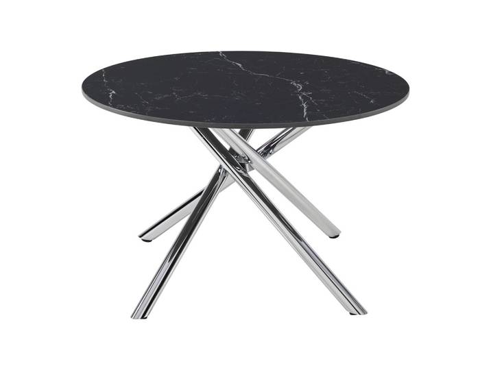 Couchtisch Lance Schwarz/Chromfarben