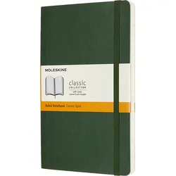 Moleskine Liniertes Notizbuch L 192 Seiten Waldgrün weicher Einband