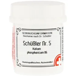 Schüssler NR.5 Kalium phosphoricum D 6 T 400 St