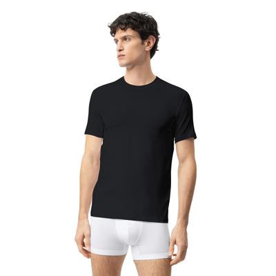 T-Shirt MEY "HYBRID", Herren, Gr. 5XL, schwarz, Jersey, Obermaterial: 57% Baumwolle, 38% Polyester, 5% Elasthan, körpernah hüftlang, Rundhals, Shirts T-Shirt, Geruchshemmend, Atmungsaktiv, Anti-Schweißfleck