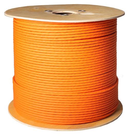 Wirelex BasePro Verlegekabel Cat. 7 S/FTP, orange, 500 m