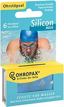 OHROPAX Silicon Aqua Earplugs 6 pcs