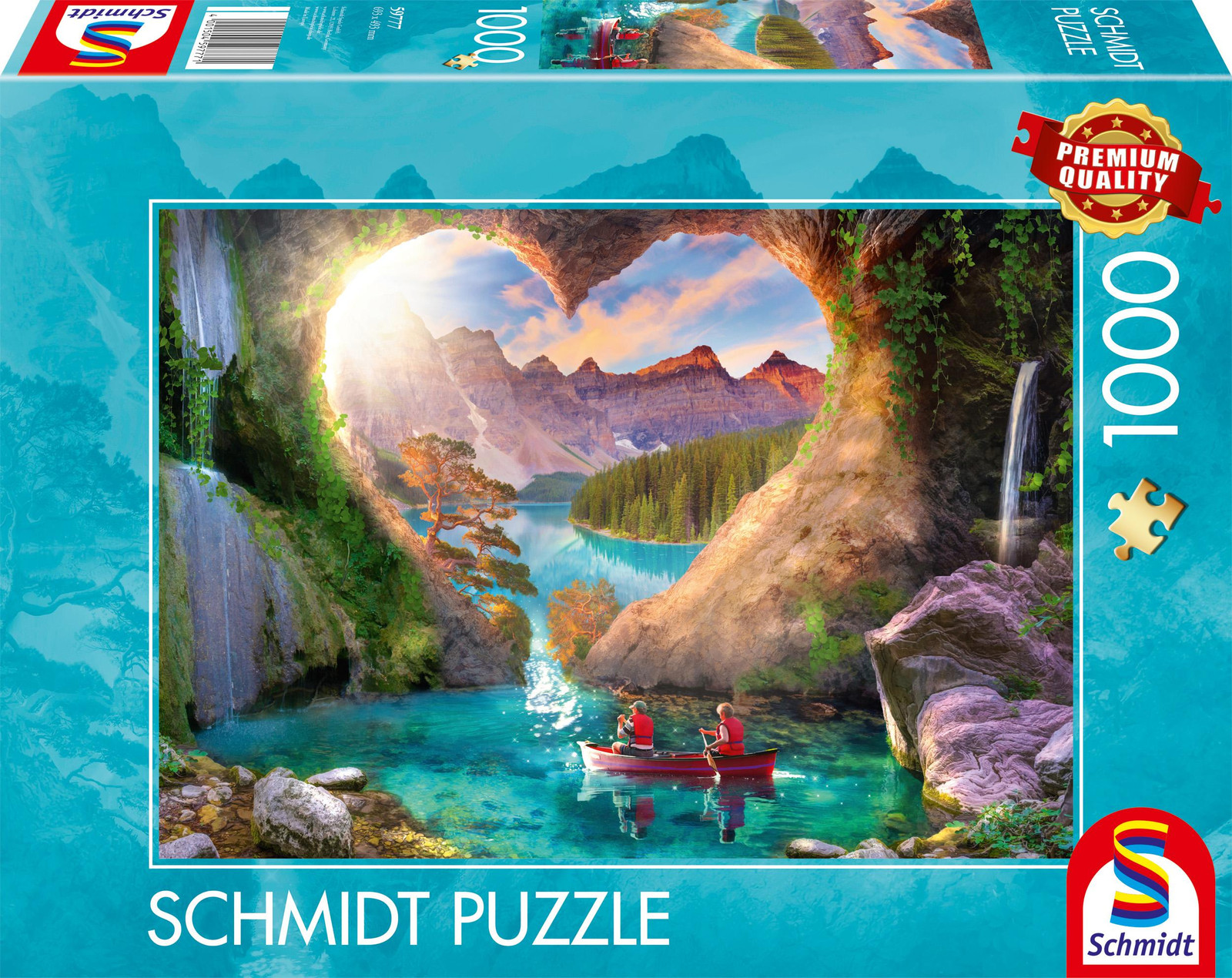 Schmidt Spiele Puzzel Uitzicht met hart 1000-delig