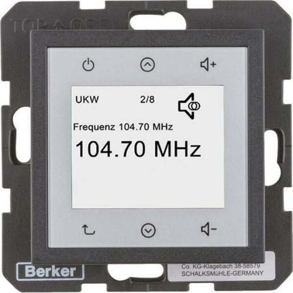 Berker S.1/B.X DAB+ Radio Antenne Plat