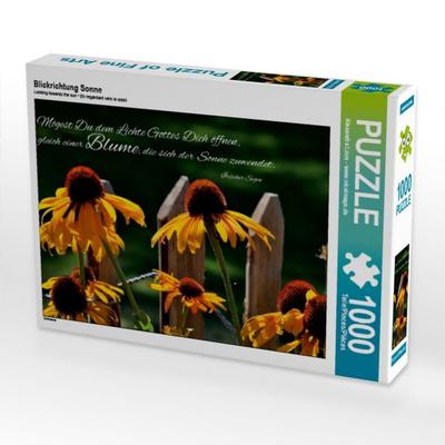 CALVENDO Puzzle Blickrichtung Sonne | 1000 Teile Lege-Größe 64x48cm Foto-Puzzle für glückliche Stunden