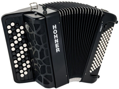 Hohner Varia One Button B Black noir