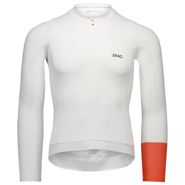POC - Cadence L/S Jersey - Velotrikot Gr XXL grau/weiß